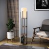 Lampa Raft - 8115 Design interior Lampa de podea Negru 
 Aur 25x20x130 cm