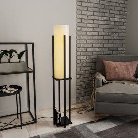 Lampa de raft - 8125 Design interior Lampa de podea Negru 25x20x130 cm