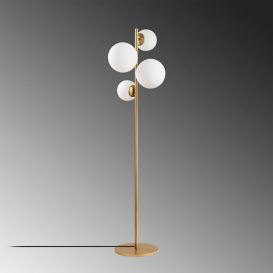 Fazli - 10523 Design interior Lampa de podea Negru 
 Antic 33x33x162 cm