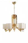 Ruby 5 Li Gold Bal Camlı Avize Candelabru design interior Aur 60x60x75 cm