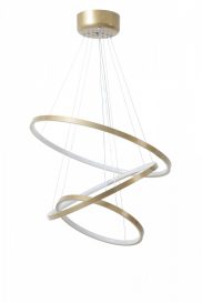 Lüx Çember 3 Lü Eskitme Ledli Avize 3 Renk Design interior Candelabru Cupru 50x30x80 cm