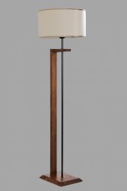 Finli Krema Design interior Lampa de podea Nuc 45x45x165 cm