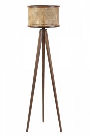 Gizem 8745-6 Design interior Lampa de podea Ratan 
 Nuc 50x50x155 cm