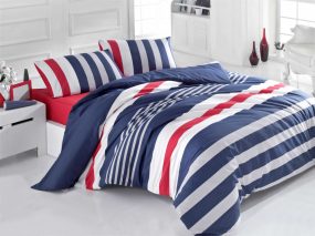 Set lenjerie de pat Stripe Multicolor