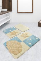   Deniz Yıldızı Set covoare pentru baie (3 bucăți) Multicolor