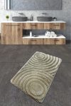 Wave (70 x 120) Covor de baie acrilic Stone