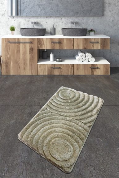 Wave (70 x 120) Covor de baie acrilic Stone