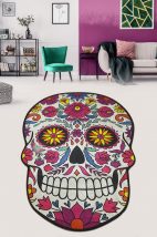 Skull Djt (100 x 180) Covor baie Multicolor