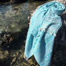 Cicime Fouta (prosop de plajă) Turcoaz