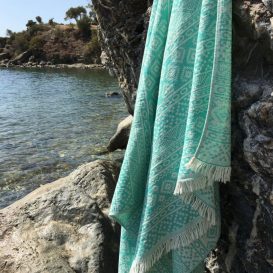 Cicim Fouta (prosop de plaja) Verde