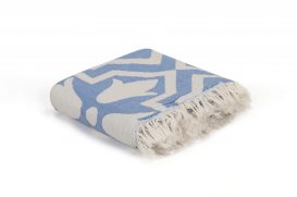 Lalezar Fouta (prosop de plaja) albastru