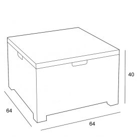 Alabama 01 Set mobilier de terasă pentru 2 persoane Maro