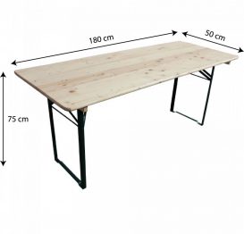 Set banc pentru picnic bere 180x50