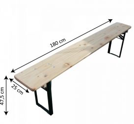 Set banc pentru picnic bere 180x50