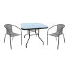 Set mobilier de gradina Berdan cu 2 scaune Hercules