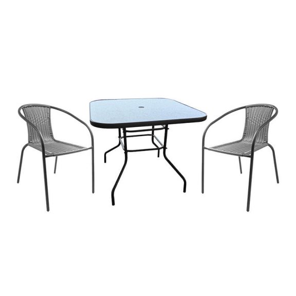 Set mobilier de gradina Berdan cu 2 scaune Hercules