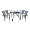 Set mobilier de gradina Berdan cu 2 scaune Hercules