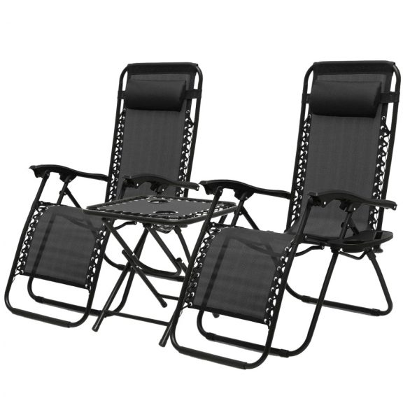 Randall Set mobilier de gradina Negru