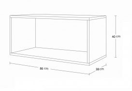 Salas 08 Set mobilier sufragerie lucios 6 module Negru