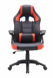 Scaun Gamer X-Style Combat 4.2 LED Negru-Roșu