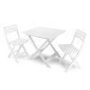 Set Mobilier de Gradina Pamplona 2 persoane alb