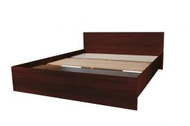 Pietro II NOU Set de mobilier pentru două persoane 160x200 cu saltea Aloe Vera și 2 noptiere - wenge