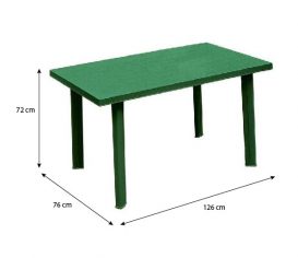 Set de mobilier de grădină Girona 4 persoane - Verde