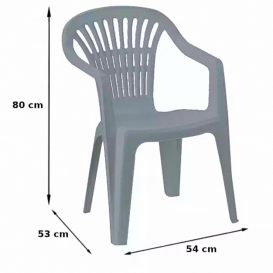 Set de mobilier de grădină Girona 4 persoane - Verde