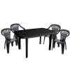 Set mobilier de gradina Parla 4 persoane - Antracit