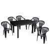 Set mobilier de gradina Parla 6 persoane - Antracit