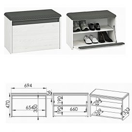 Set de mobilier pentru hol Mindy D